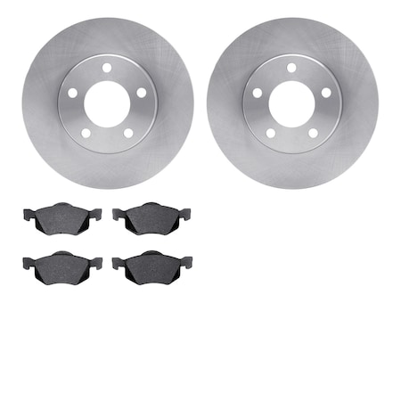 6502-99486, Rotors With 5000 Advanced Brake Pads